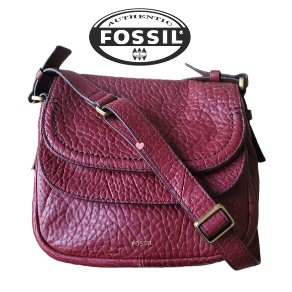 Fossil Peyton Small Burgondy Mini Bag 